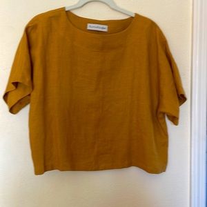 Love and Confuse Handmade Linen Top